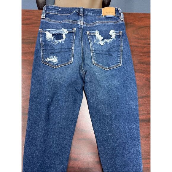 American Eagle Distressed Next Level Stretch Hi-Rise Jegging Size 2 Short - Picture 5 of 10